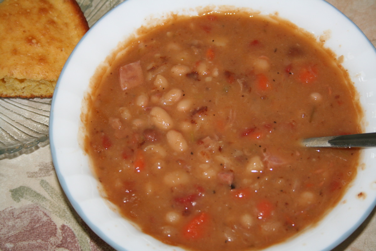 " Not Your Average" Ham & Bean Soup!