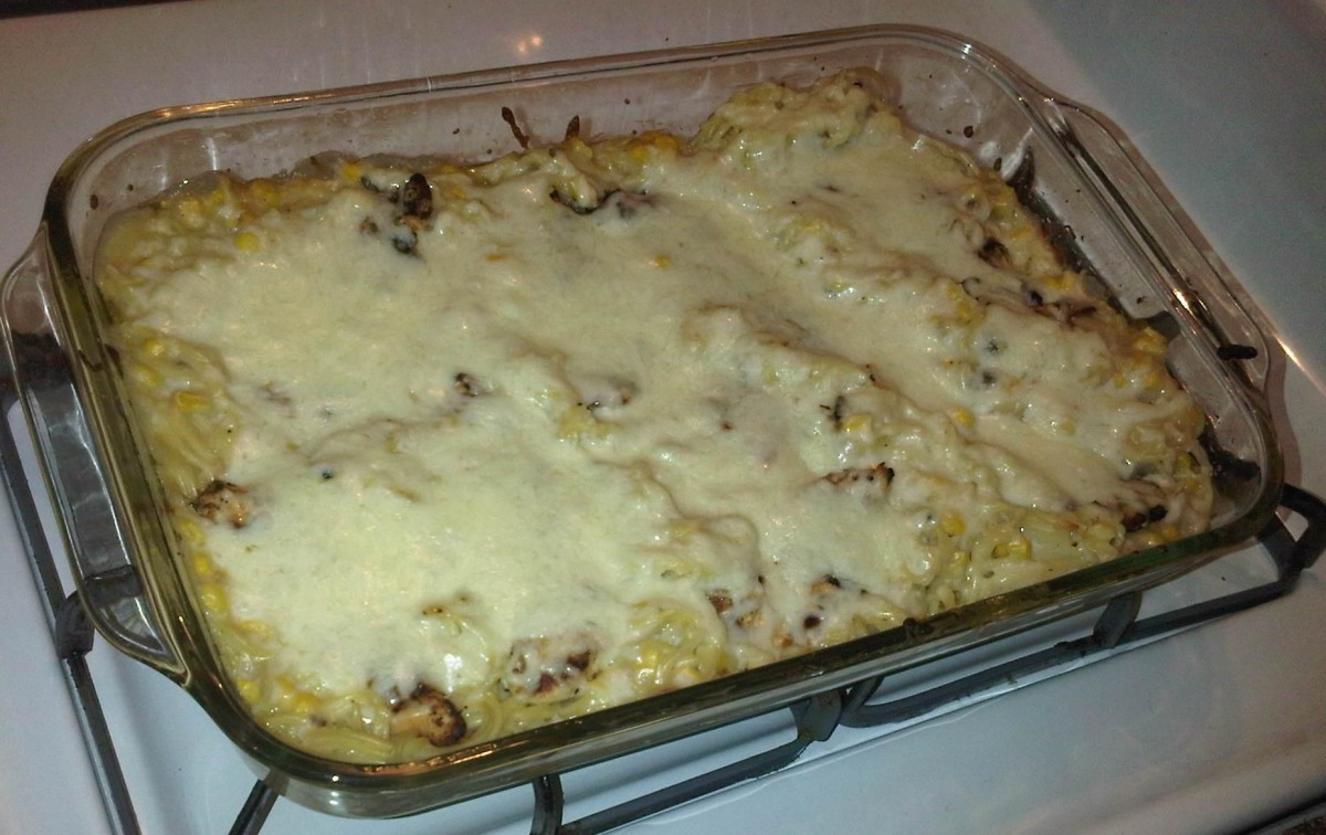 Chicken and Spaghetti Noodle Casserole Recipe
