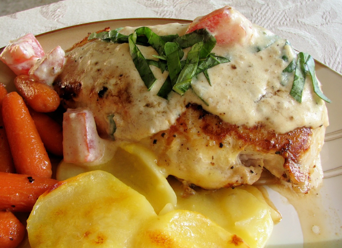 Chicken Breasts With Creamy Basil Sauce Recipe - Food.com