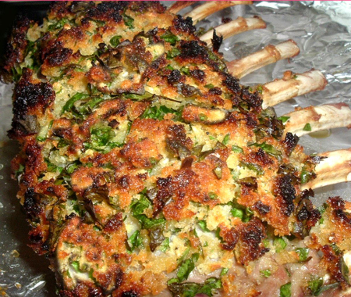 Roast Rack of Lamb With Persillade image