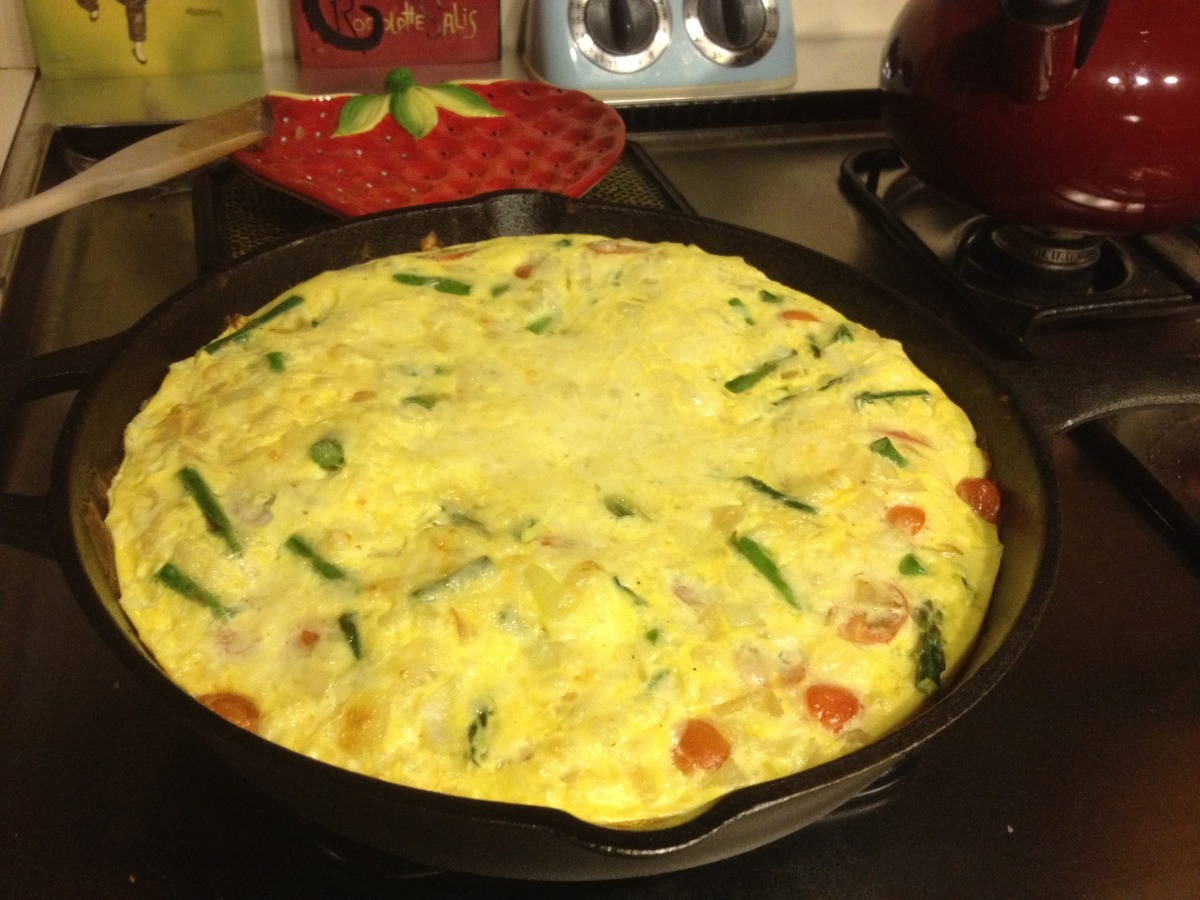 Low Fat Asparagus Frittata (With Egg Beaters) image