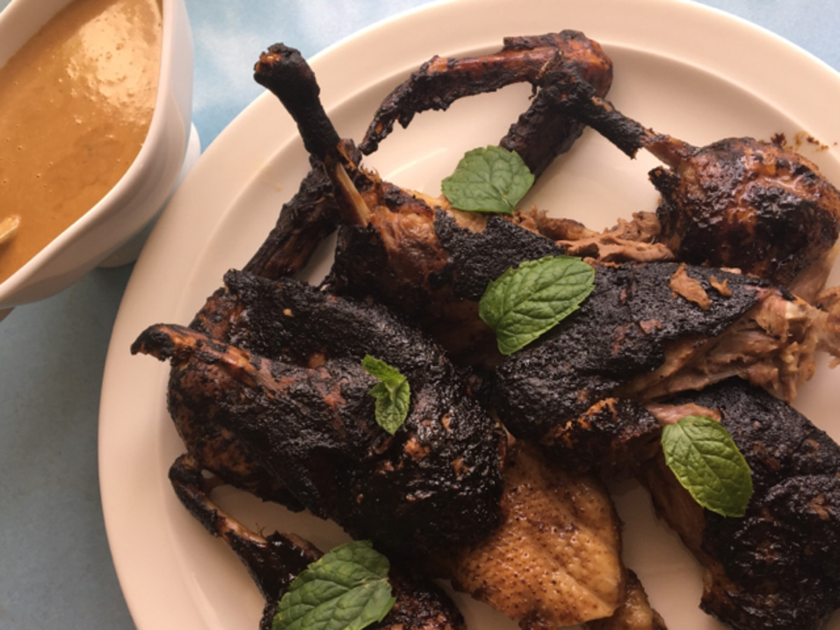 Roast Duck With a Honey Soy Basting Sauce Recipe - Food.com