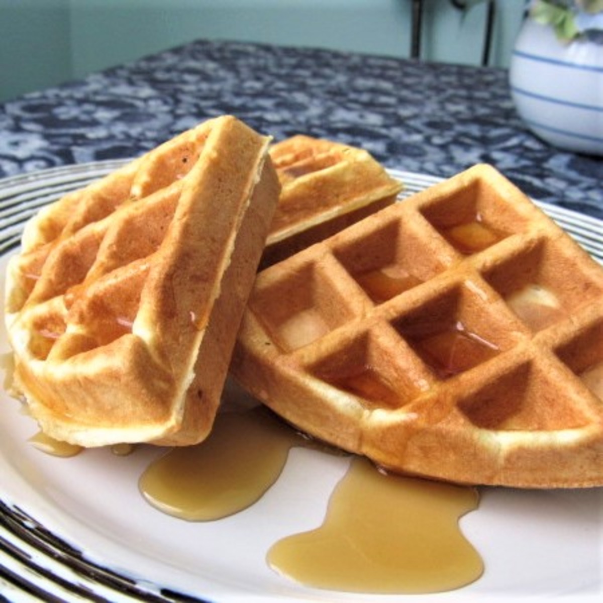 Basic Waffles - 8 Waffles Recipe 