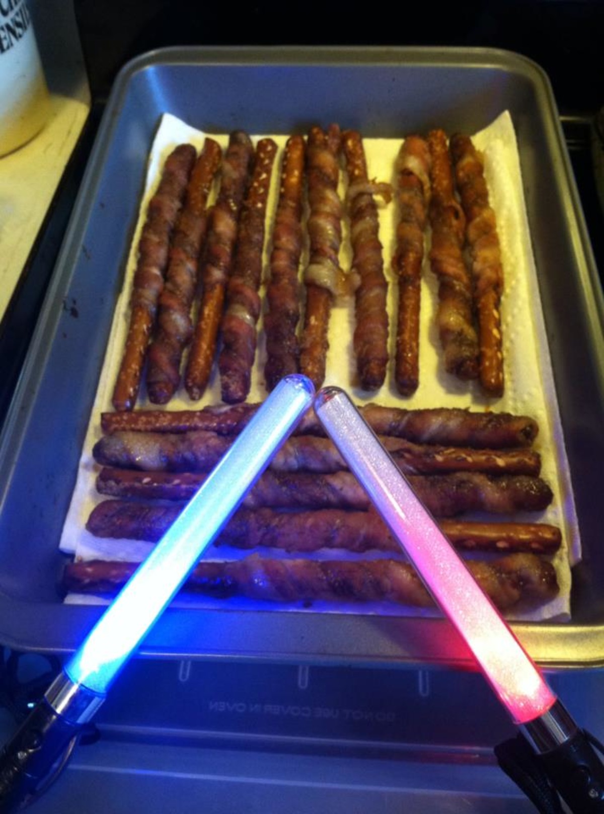 Bacon-Wrapped Pretzels