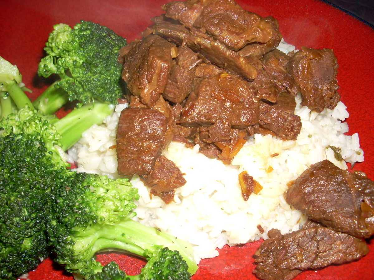Juicy Crock Pot Teriyaki Steak image