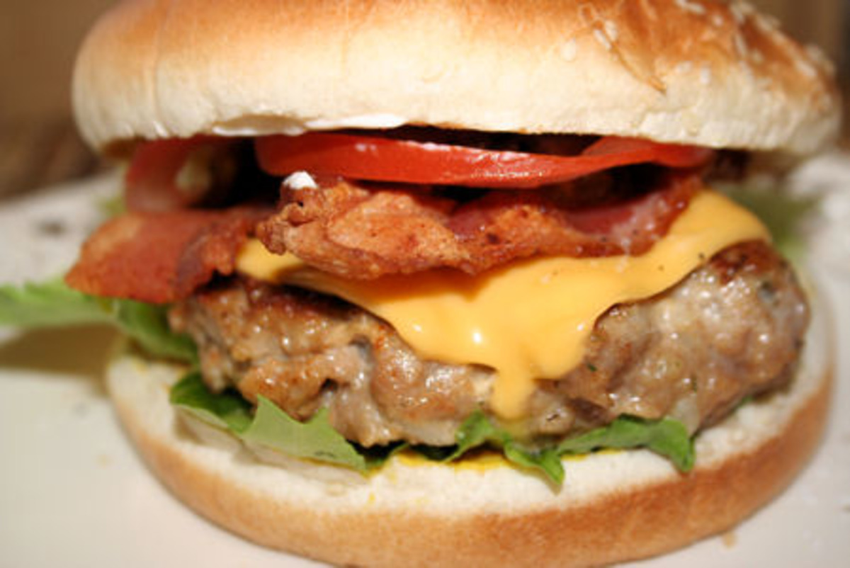 Chicken Bacon Cheeseburger Deluxe image
