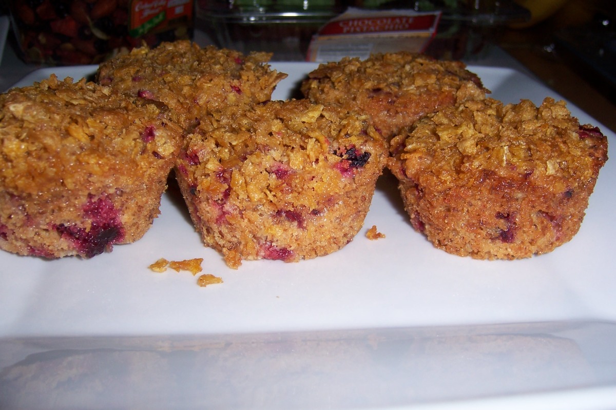 Double Cranberry Crunch Muffins image
