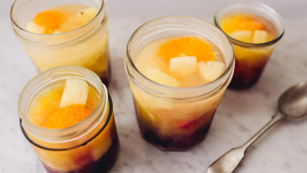 Frozen Fruit Cups Recipe 