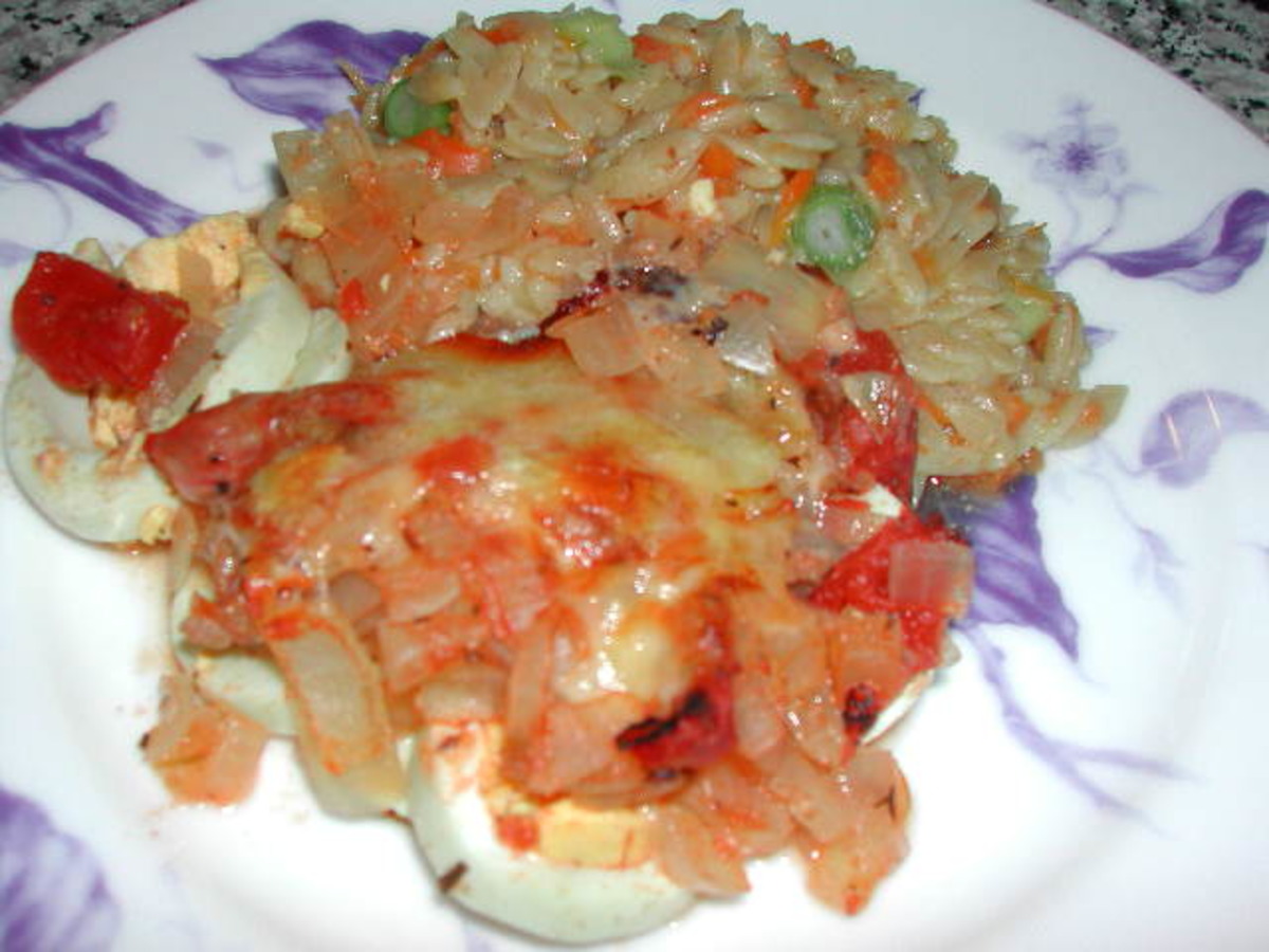 Egg and Tomato Gratin
