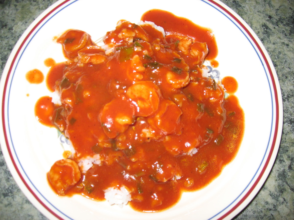 Camarones En Salsa / Shrimp in Sauce