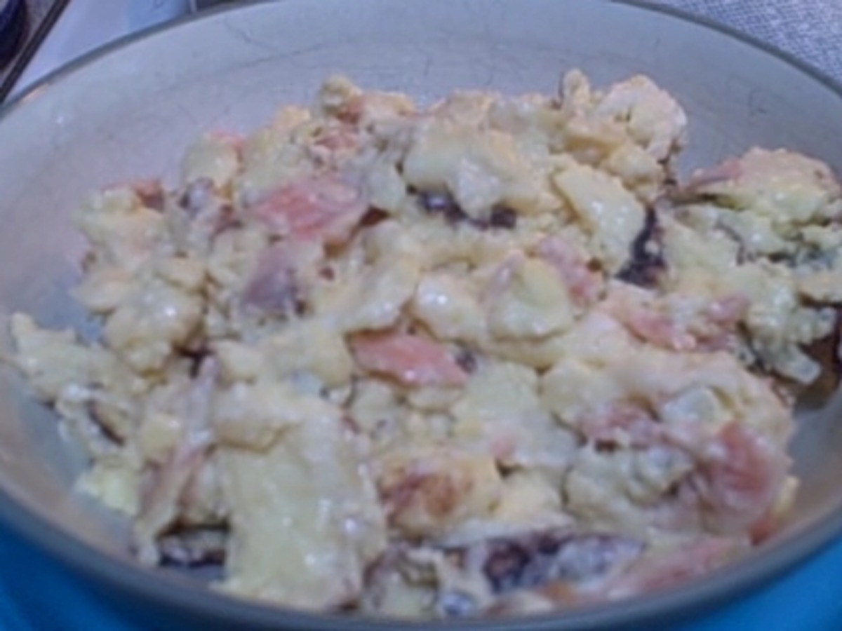 Lox and Cream Cheese Scrambled Eggs Recipe