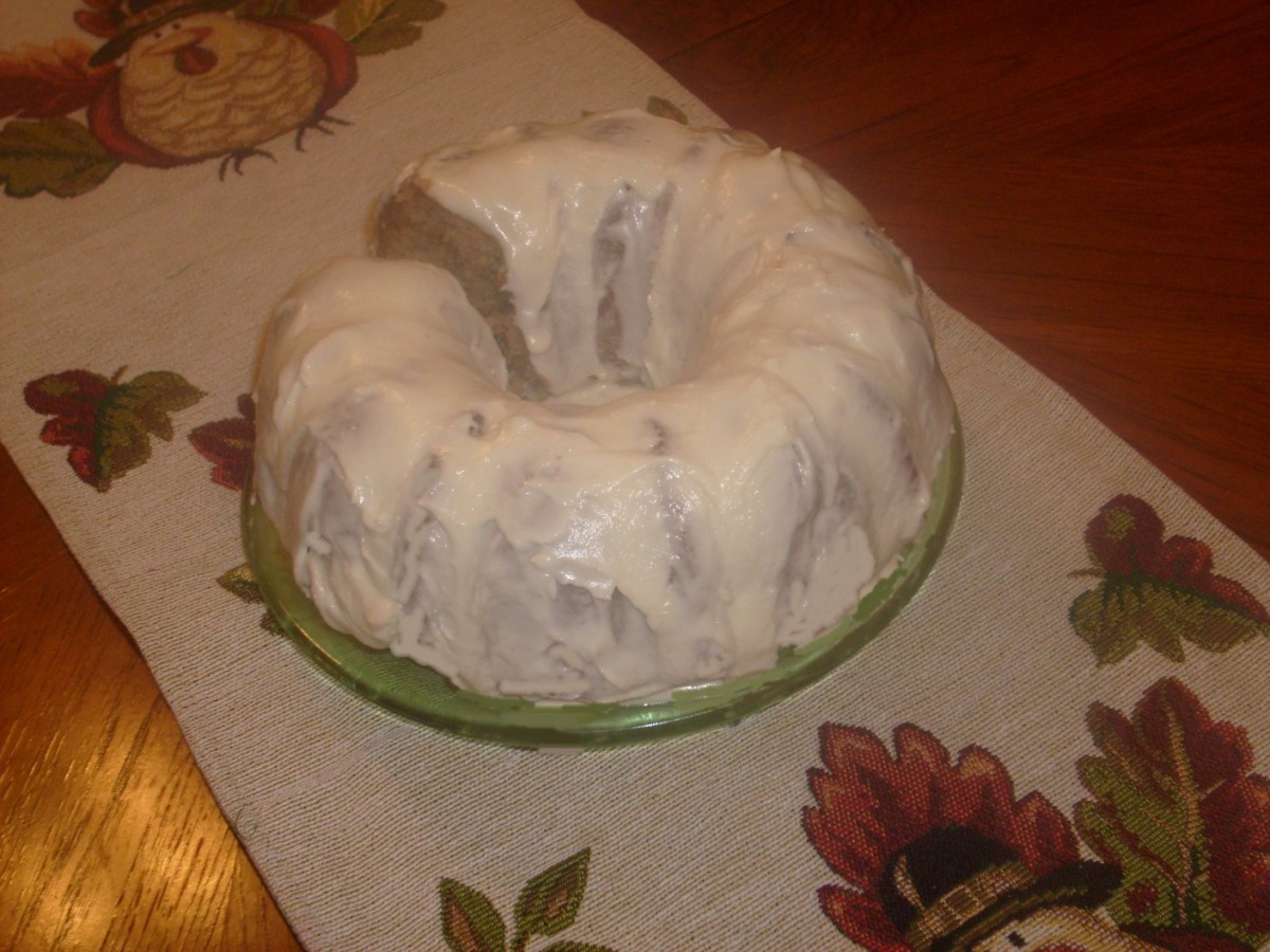Olivia Walton's Applesauce Cake with Whiskey Frosting Recipe