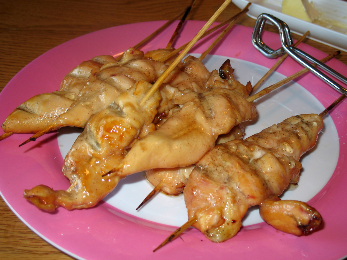Grilled Apple Honey Chicken