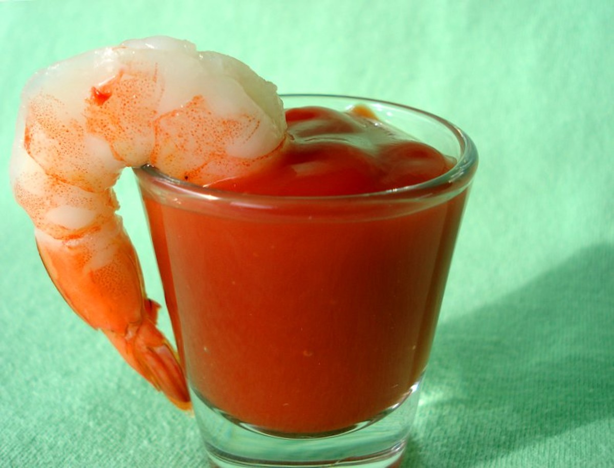 Shrimp Cocktail Shooters - Keeping On Point