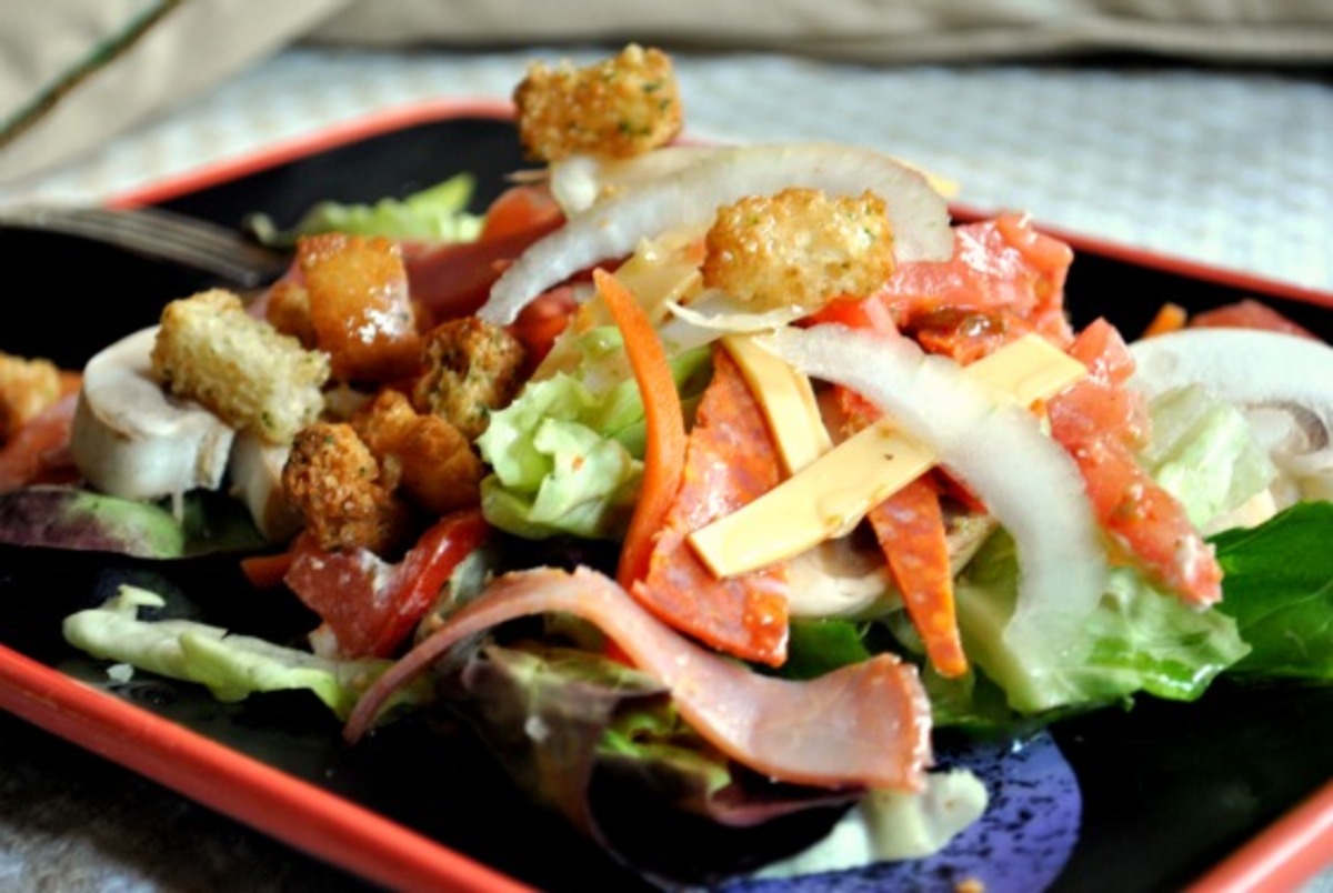 Italian Chef Salad Bread Bowl_image