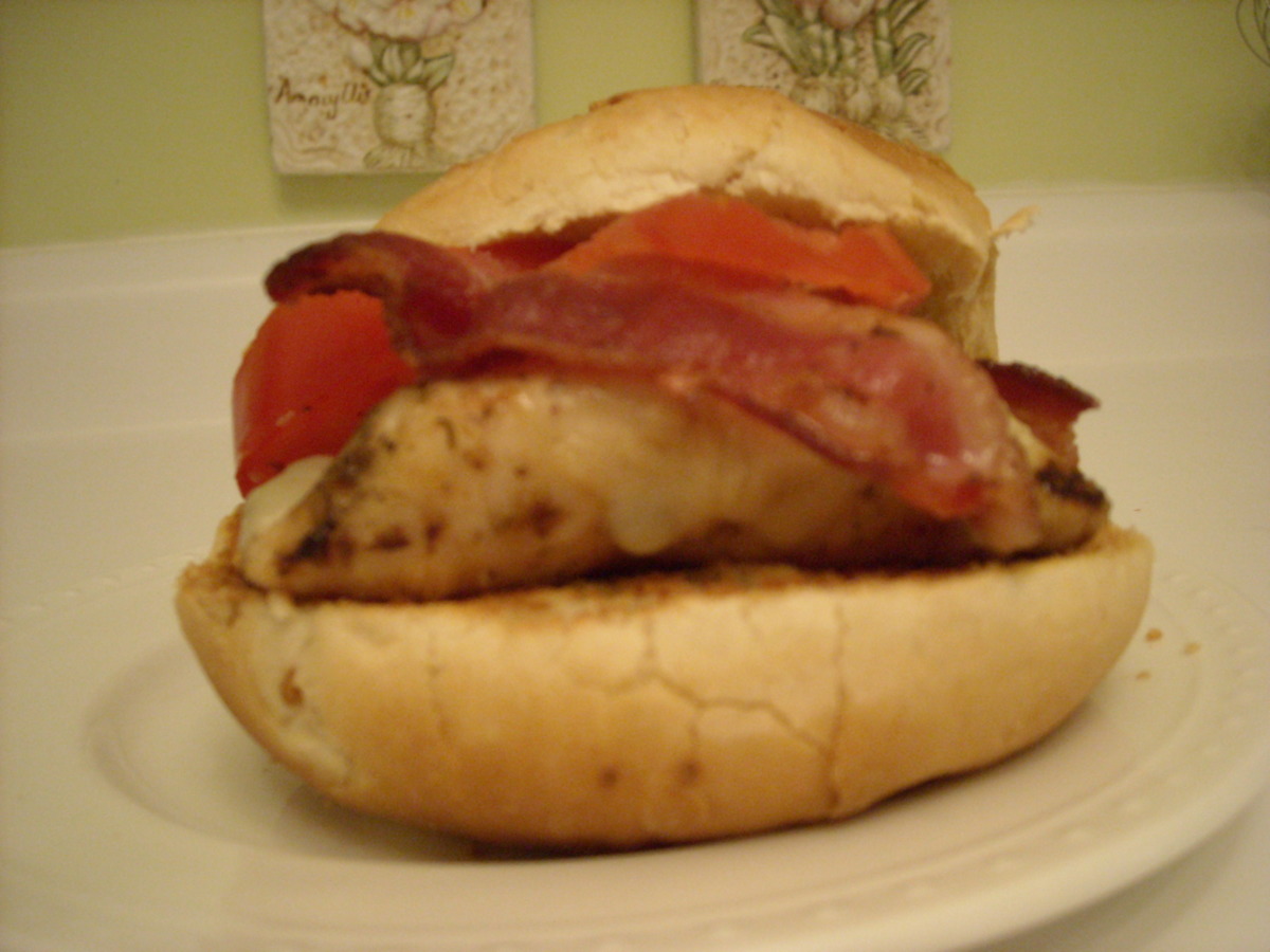 Grilled Bacon & Swiss Chicken Burger image