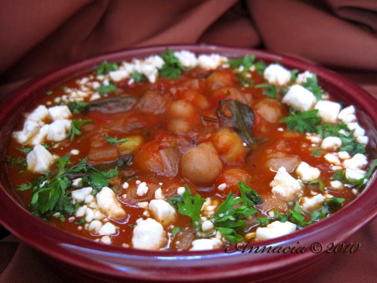 Greek Garbanzo Stew