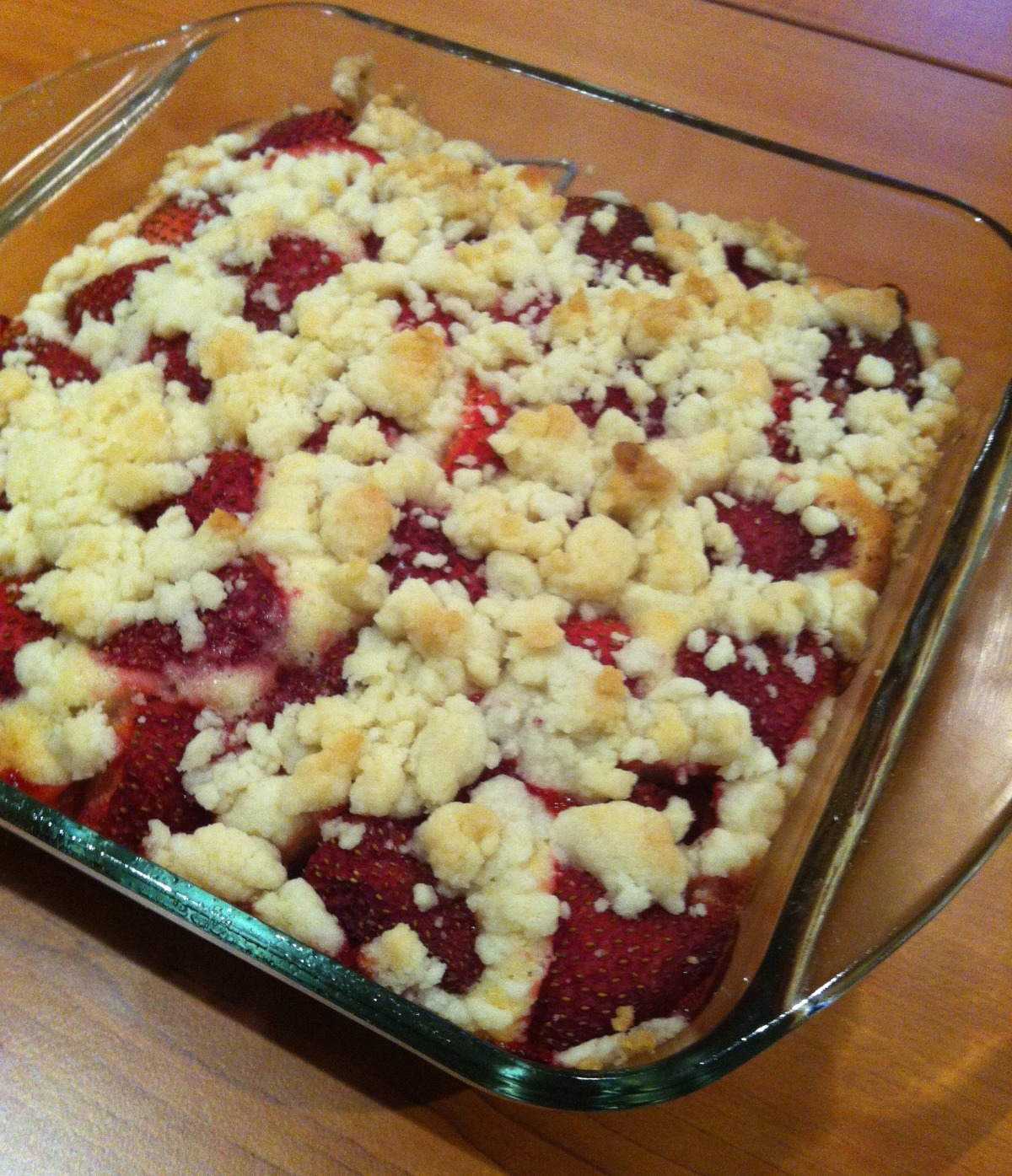 Fresh strawberry cobbler recipe food