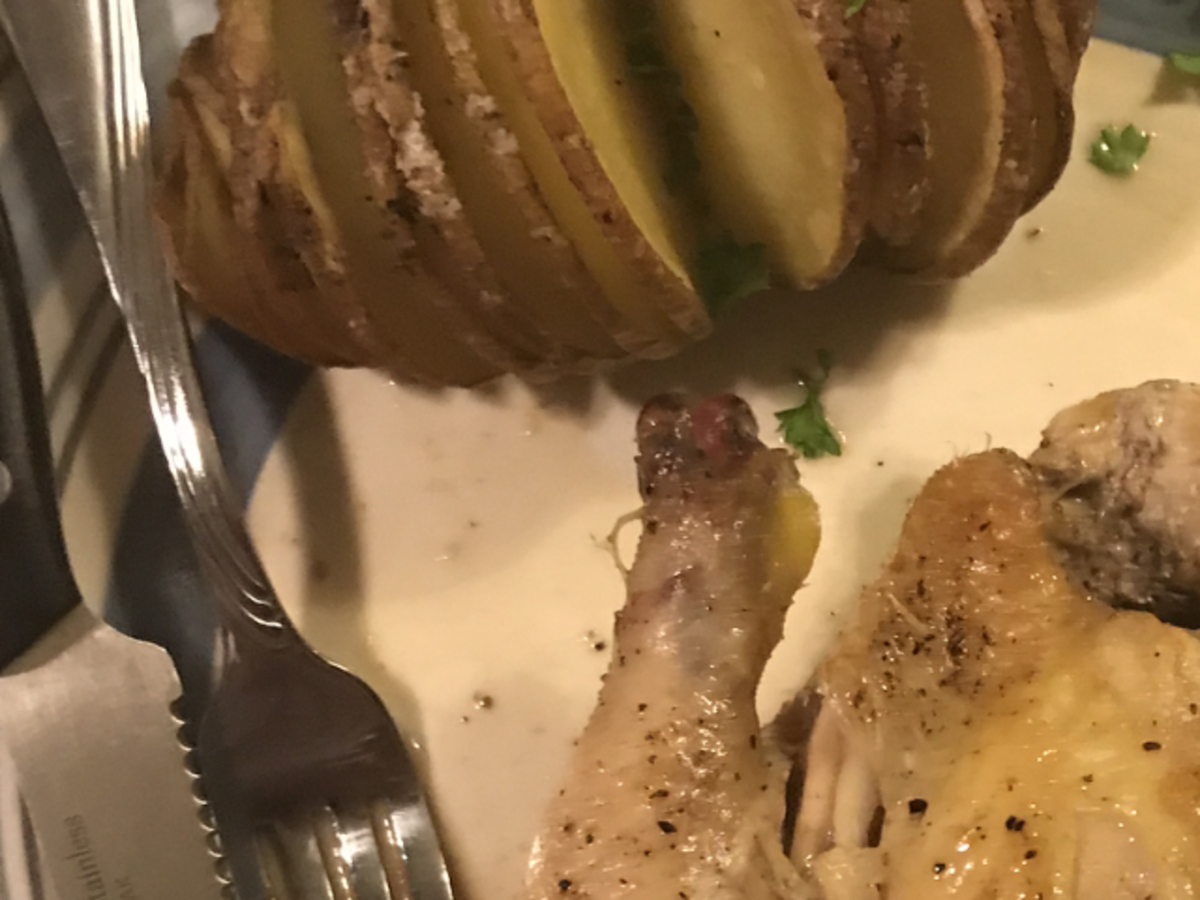 Sliced Baked Potatoes image