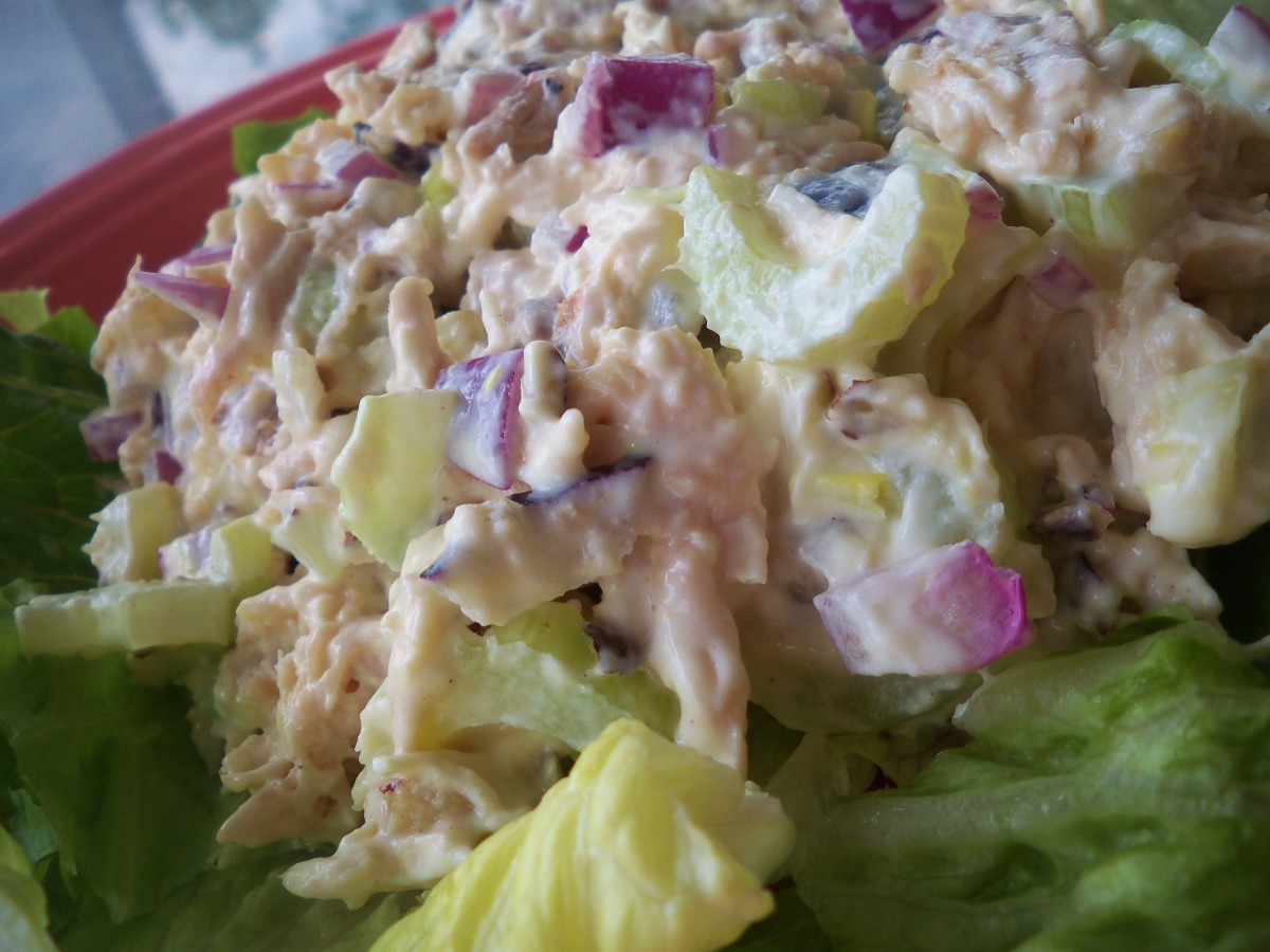 Tangy Chicken Salad with Pecans image