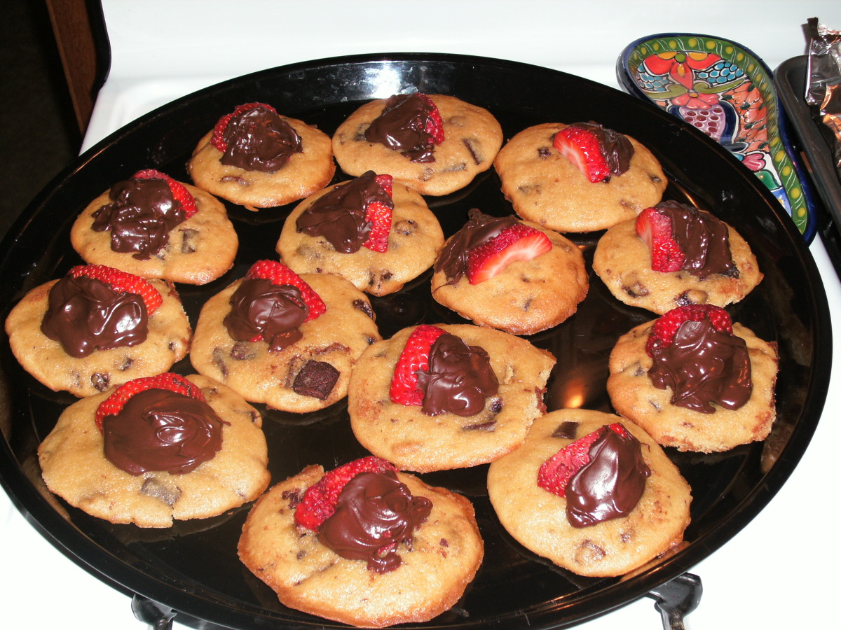 Chocolate Covered Strawberry Cookies