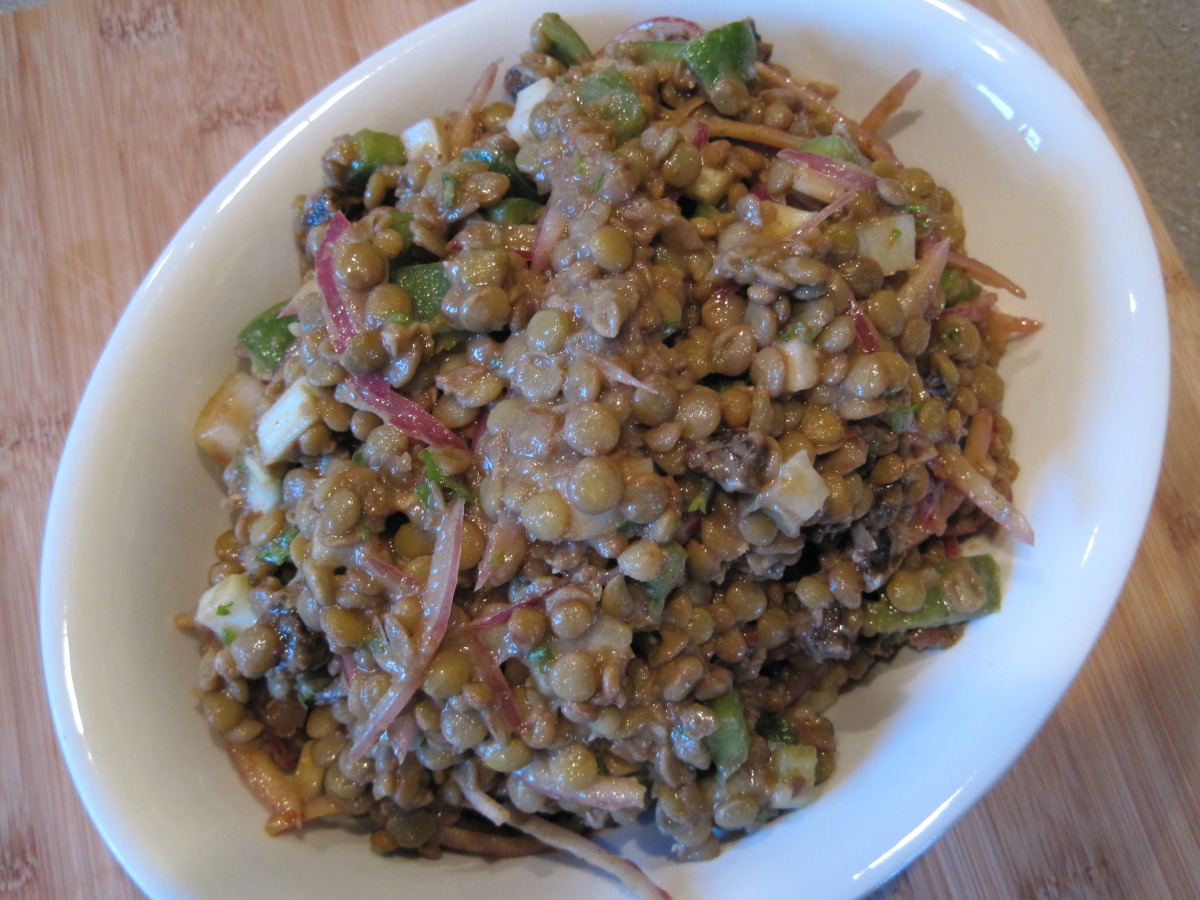 Mediterranean Lentil Salad image