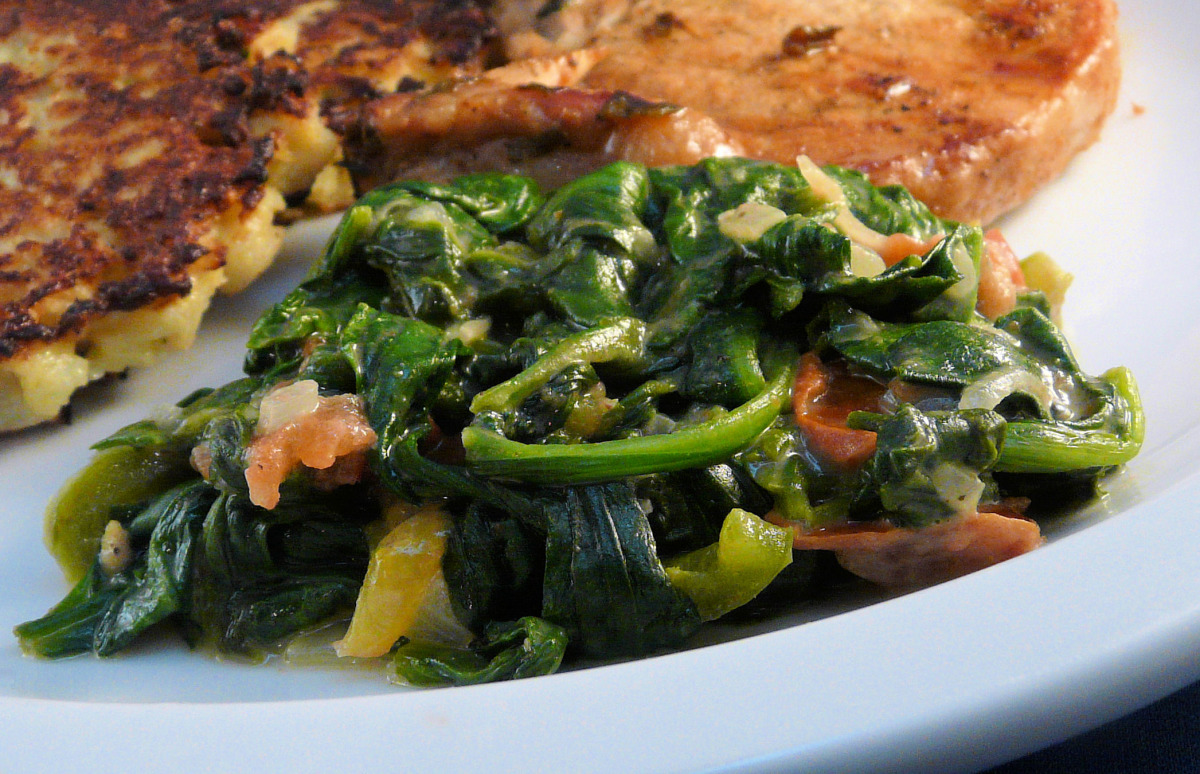 Seasoned African Spinach