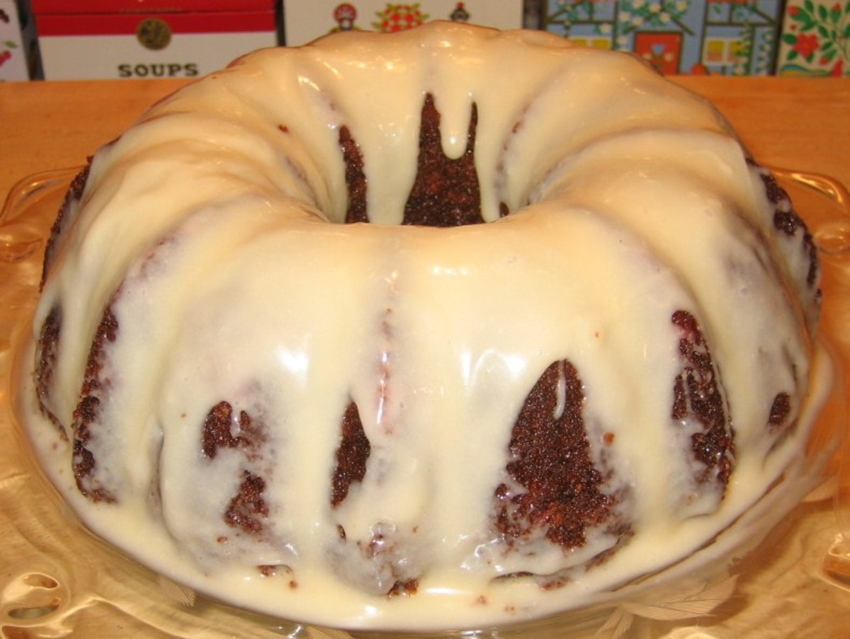 Carrot Bundt Cake With Glaze