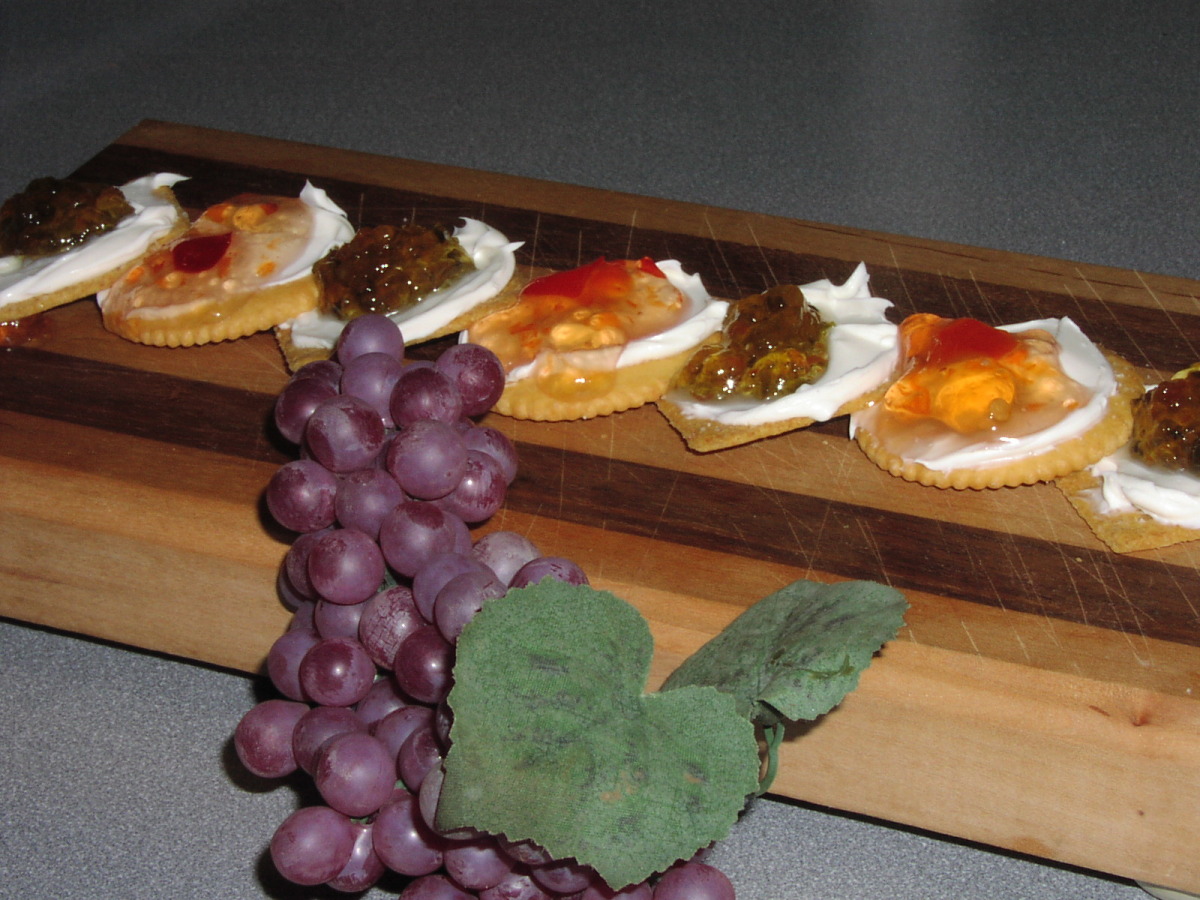 Crackers, Cream Cheese, and Pepper Jelly Recipe