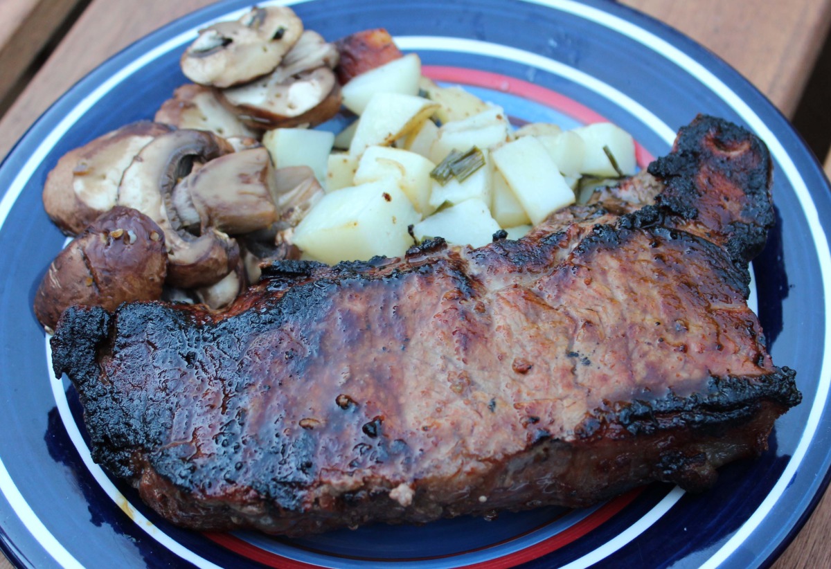 Balsamic-Beer Flank Steak