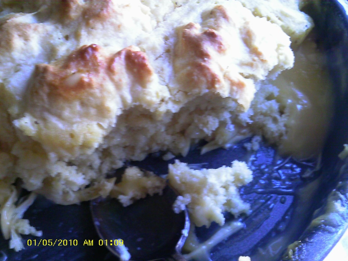 Creamed Chicken and Biscuits