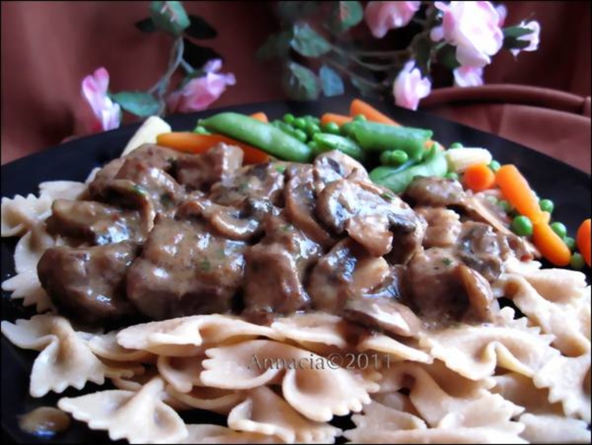 Beef and Mushrooms in Gravy image