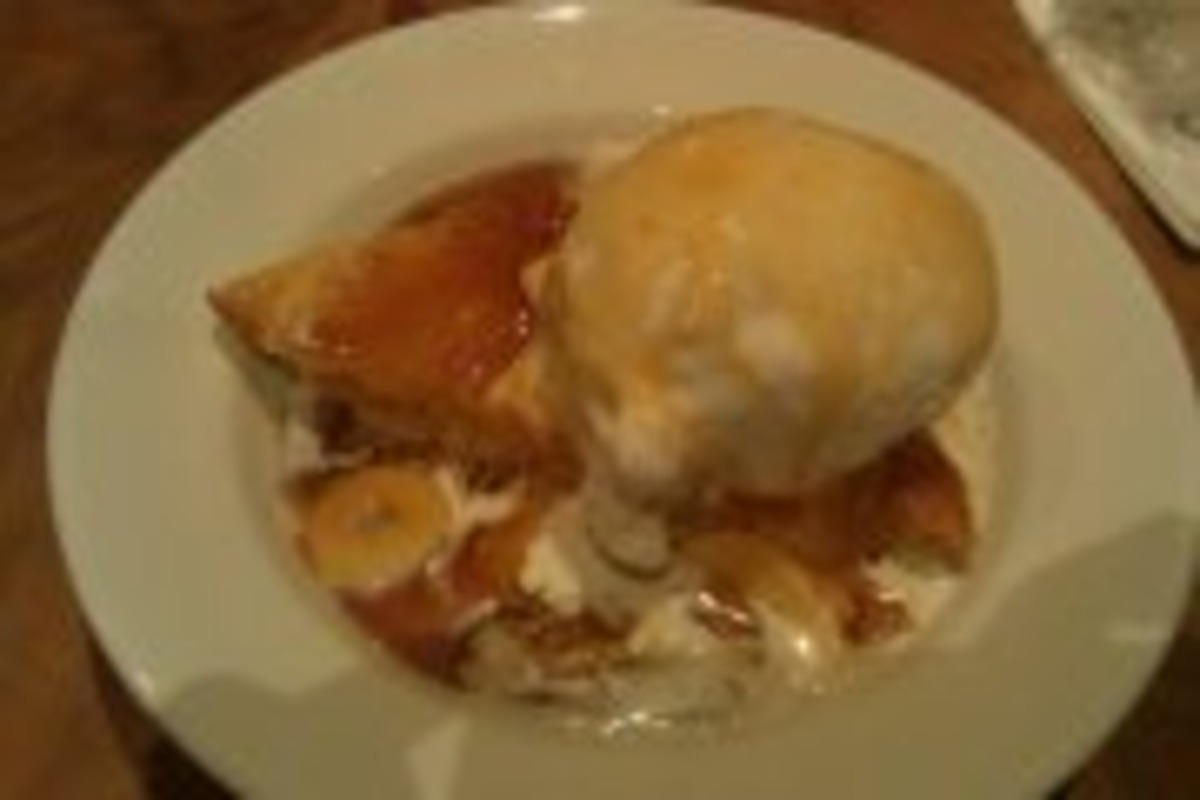 Ohana Bread Pudding With Bananas Foster Sauce Recipe