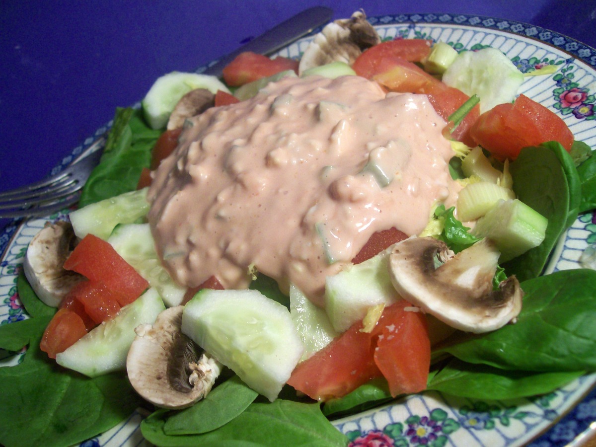 Spicy Thousand Island Dressing | The Rustic Foodie®