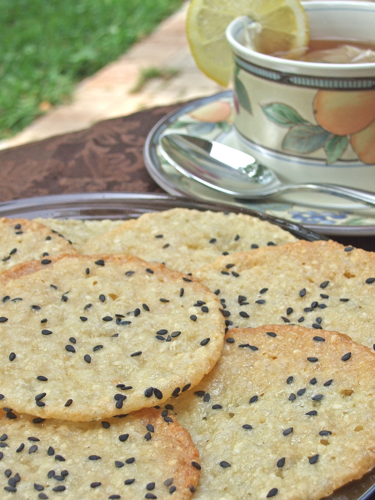 Crispy Sesame Tuiles