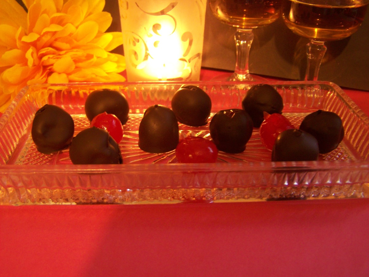 Amaretto Cherries