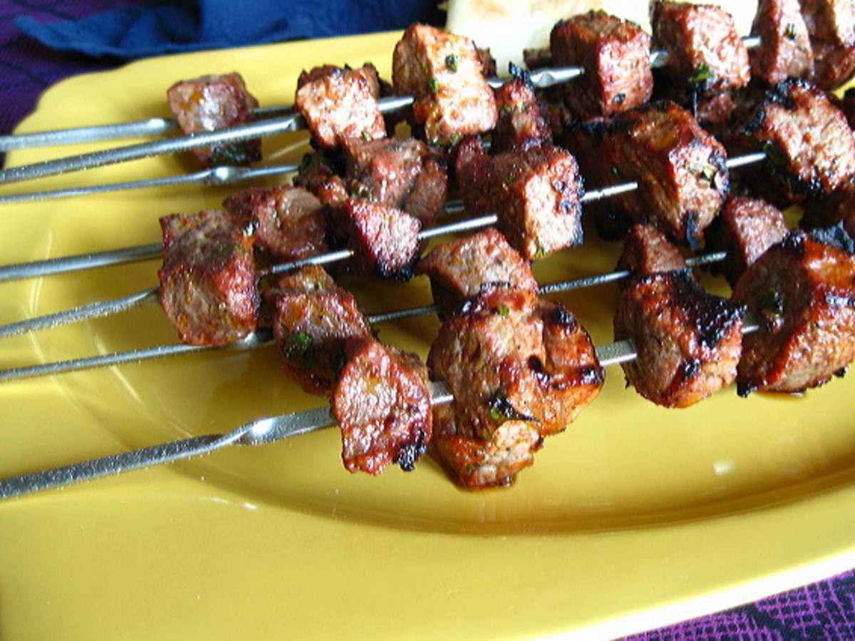 Moroccan Beef Kebab / Skewers image