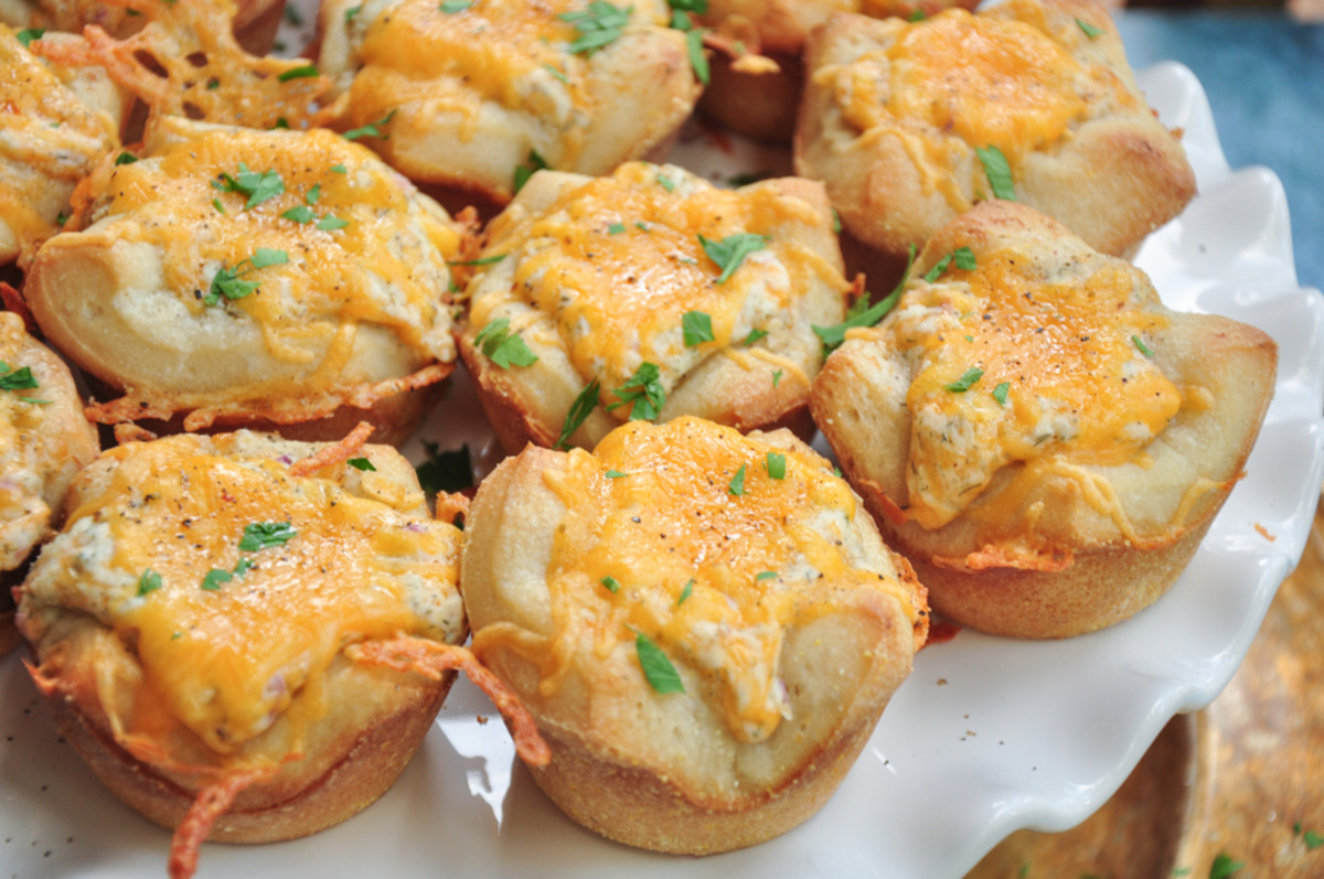 Cheese and Crab Cups