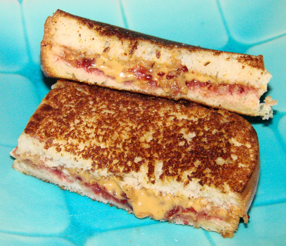 Fried Peanut Butter and Jelly Sandwich image