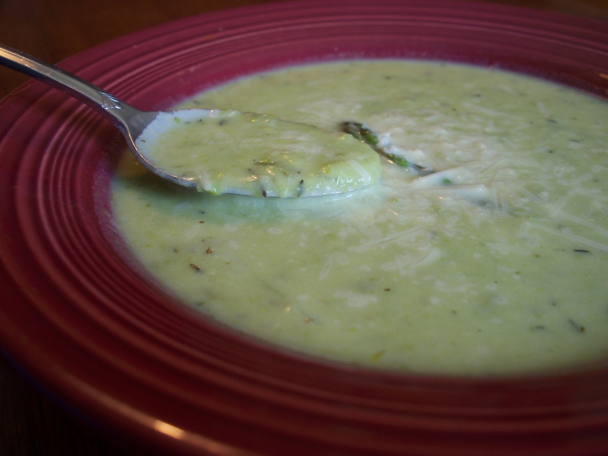 Comfort Vegan Cream of Asparagus Soup