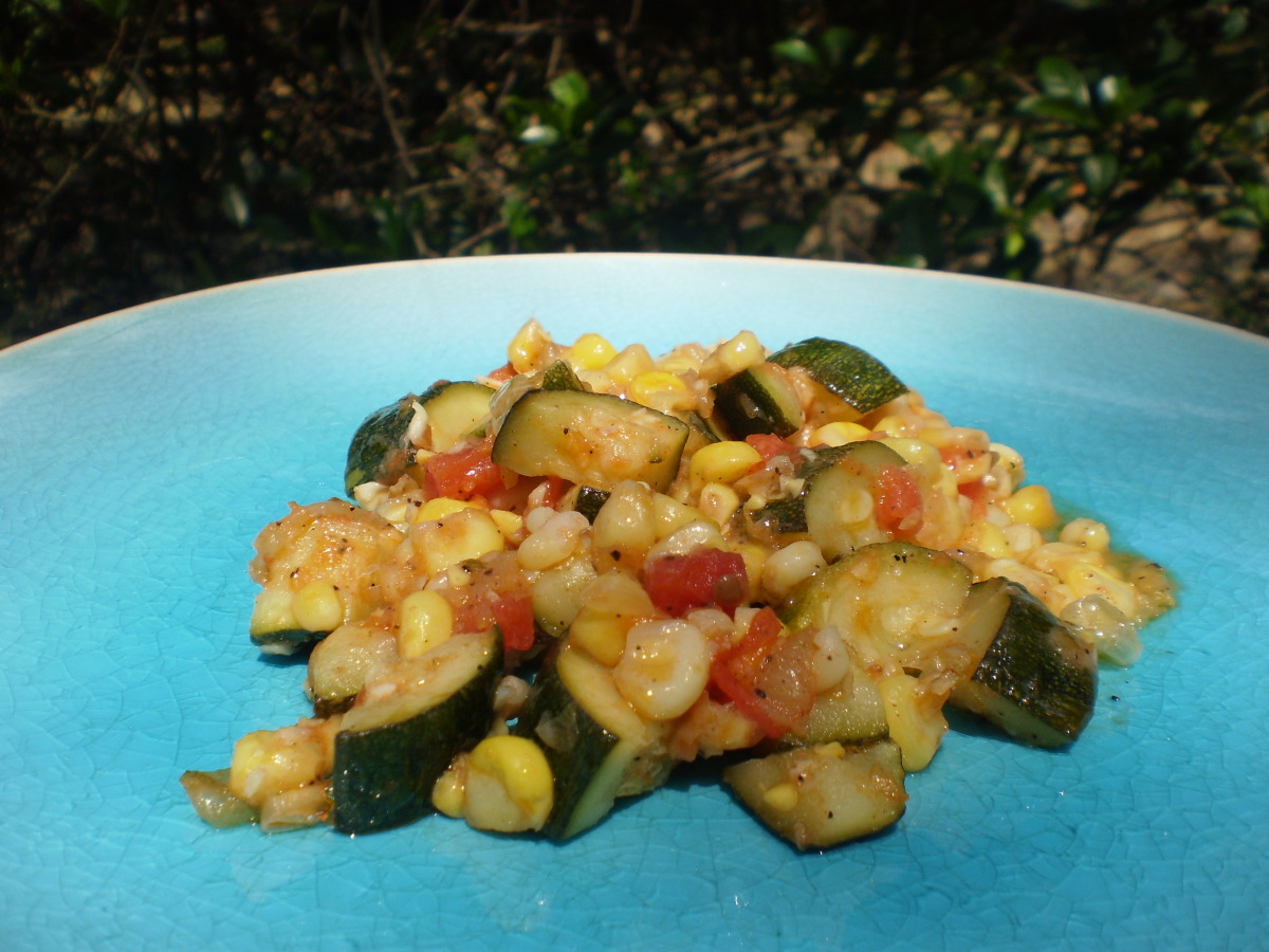 Corn and Zucchini Saute image