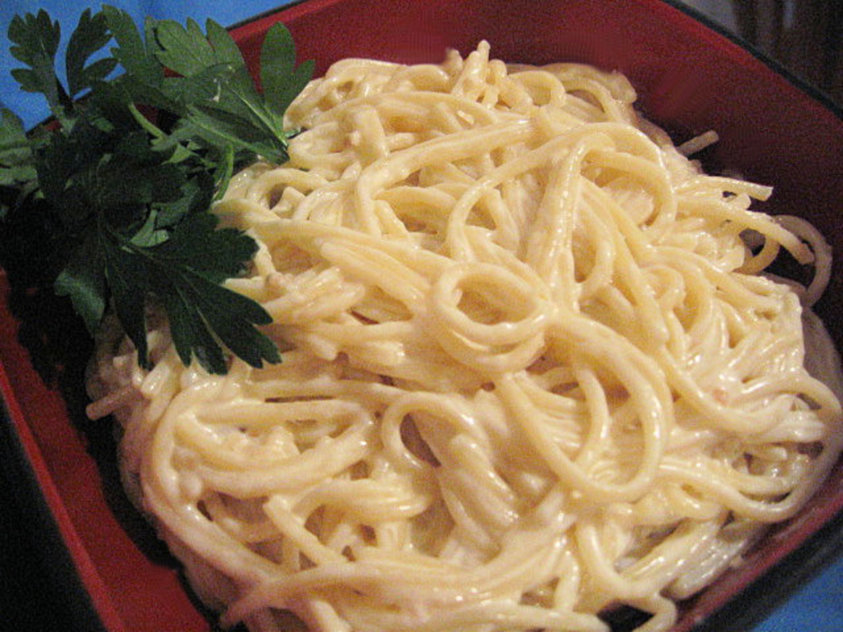 Creamy Garlic Pasta_image