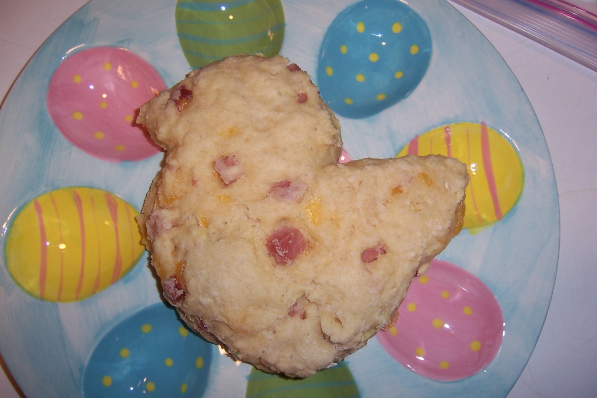 Ham, Cheese and Onion Scones