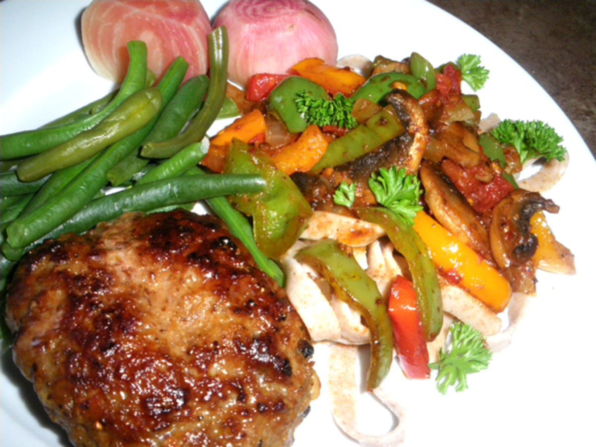 Hot Italian Sausages With Mixed Peppers