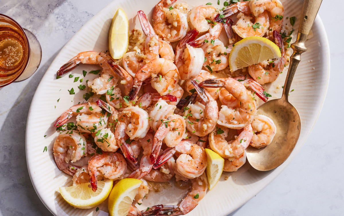 Citrusy Garlic Shrimp