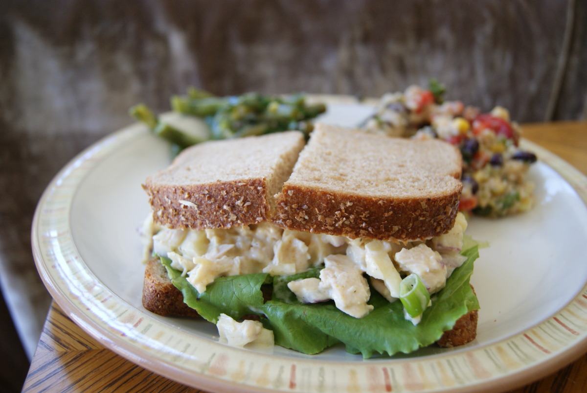 Crunchy Chicken Apple Salad Sandwiches image