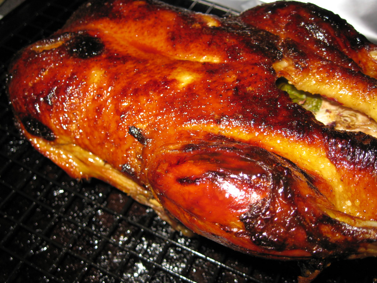 Steamed and Roasted Whole Duck Recipe - Chinese.