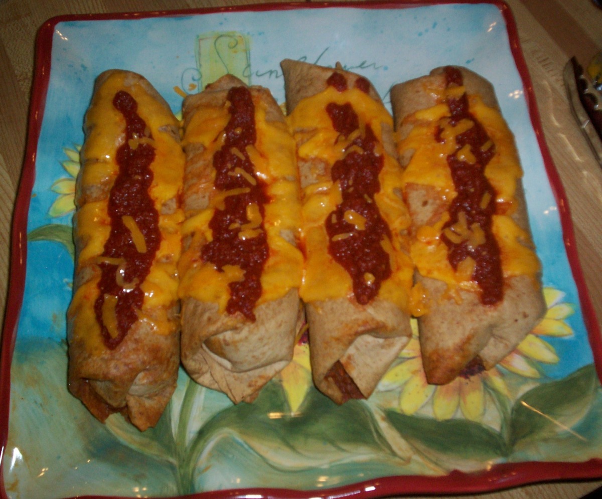 Beef Chimichangas - A Family Feast®