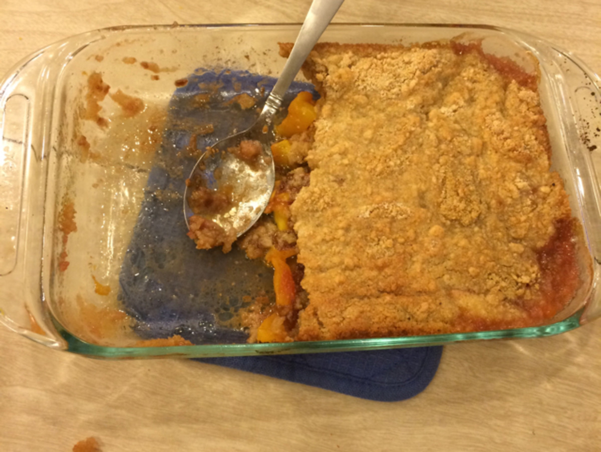 Fresh Peach Crumble