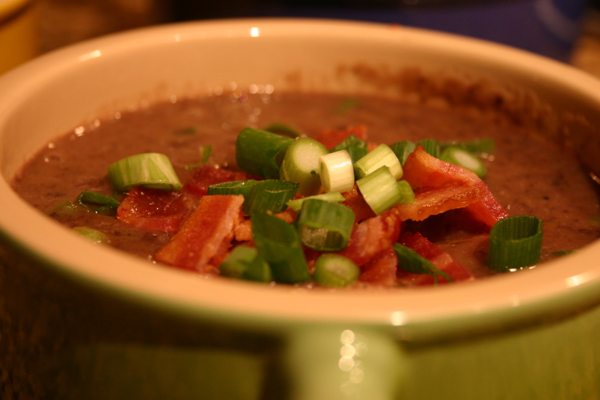 Black Bean and Bacon Soup image